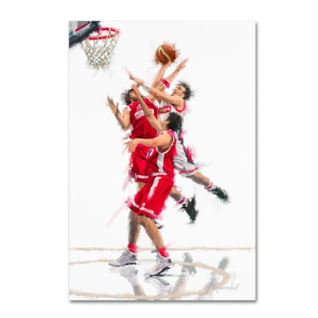 The Macneil Studio 'Basket Ball' Canvas Art,12x19
